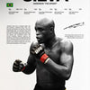 UFC Fighter Canvas Wall Art - MMA Boxing Poster for Gym & Man Cave Decor
