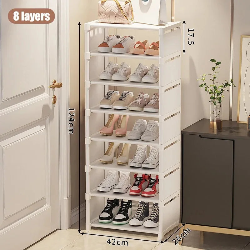 Stackable Fabric Shoe Rack