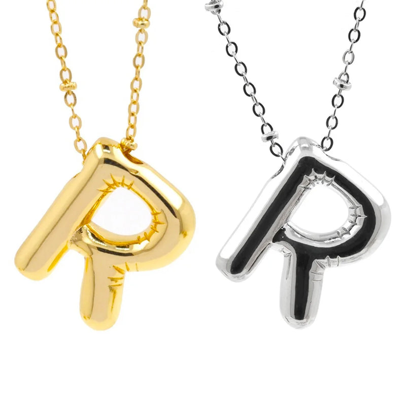 Personalized Initial Letter Pendant Necklace