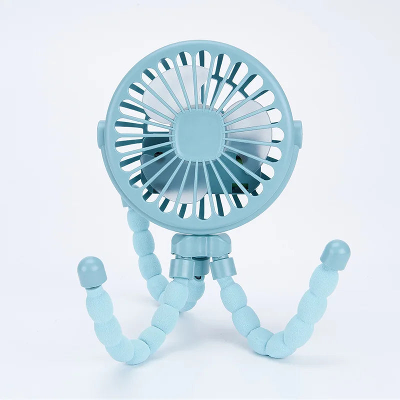 Flexible Clip-On Rechargeable Mini Fan