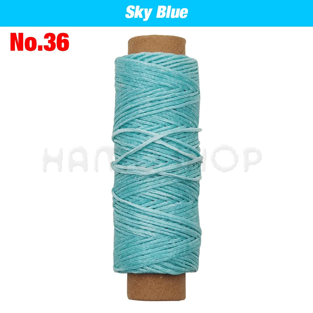 Flat Waxed Polyester Thread for Leathercraft and Sewing