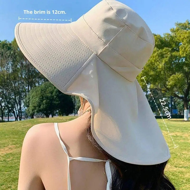 Versatile Wide Brim Straw Sun Hat