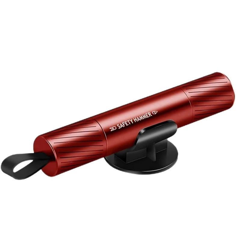 Compact Emergency Car Safety Hammer with Window Breaker & Seatbelt Cutter
