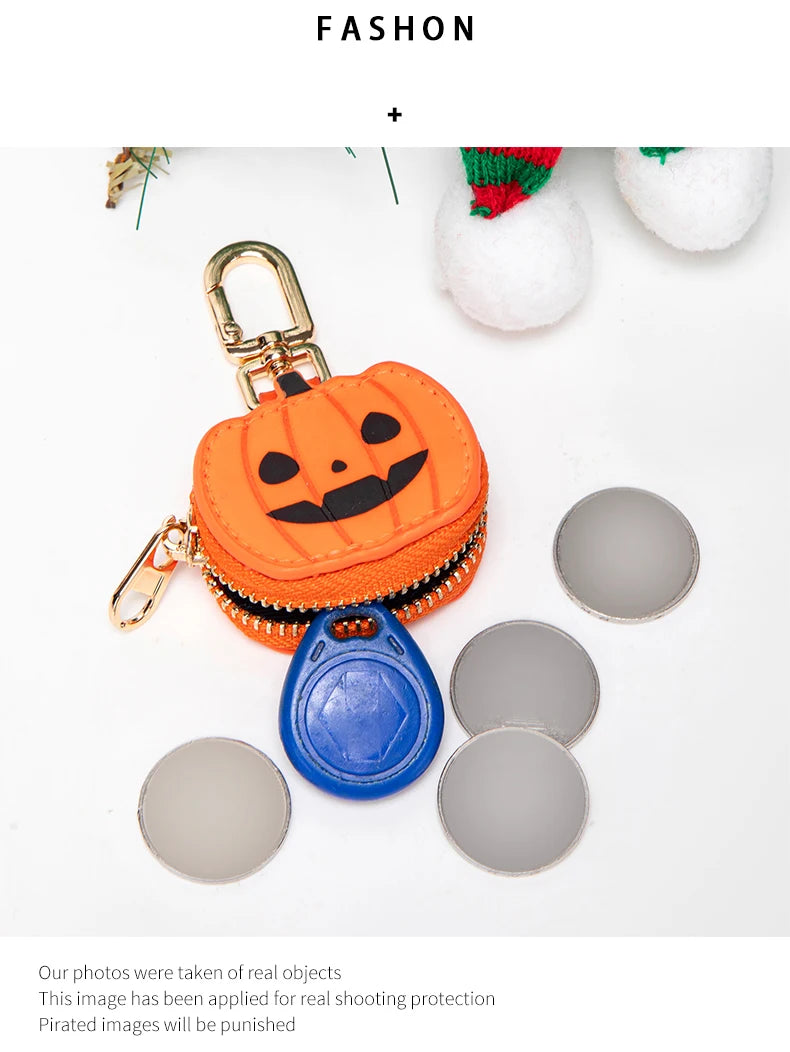 Cute Pumpkin Coin Purse with Keychain