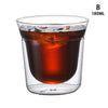 Doppelwandige Borosilikatglas-Tasse