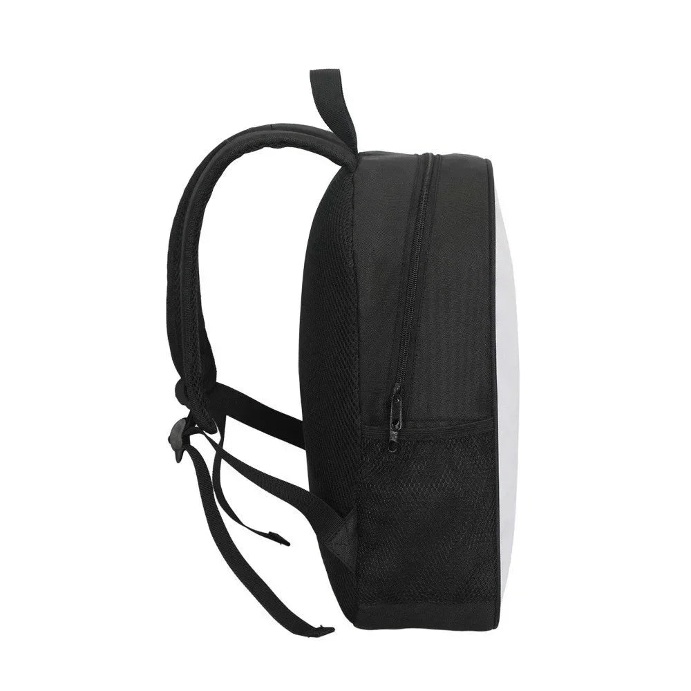 Black animal hospital backpack set with a black crossbody bag and pencil case for kids