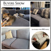 Jacquard Sofa Seat Cushion Cover – Removable & Non-Slip
