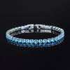 4mm Micro-Pavé Zircon Tennis Bracelet