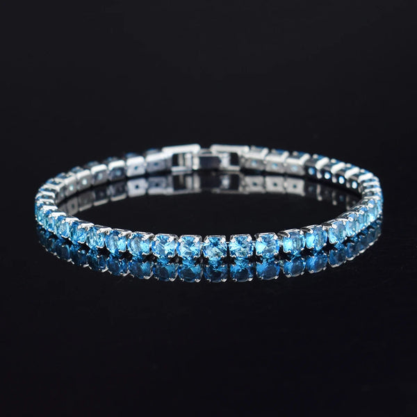 4mm Micro-Pavé Zirkon Tennisarmband