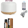 500ml Ultrasonic Essential Oil Diffuser with Remote Control