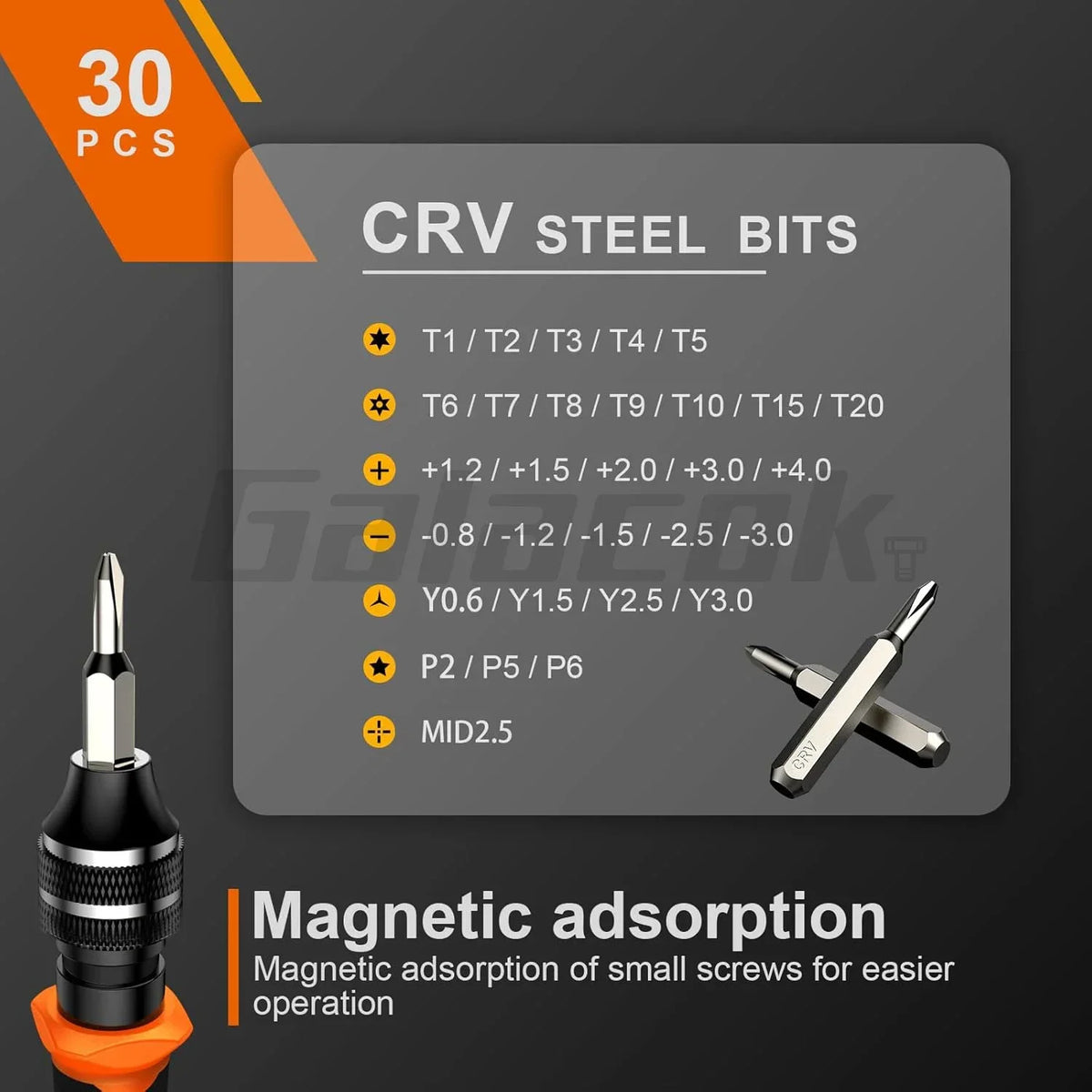 Precision Screwdriver Set – 40-in-1 Repair Kit for Phones, Tablets, and Electronics