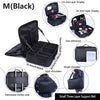 Large Capacity Waterproof Makeup Bag with Zipper Closure