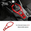 Red ABS material interior and exterior trim kit for Chevrolet Camaro