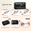 Instructions showing how to wire, install, and connect the RV Dual Gas Detector for Propane and Carbon Monoxide.