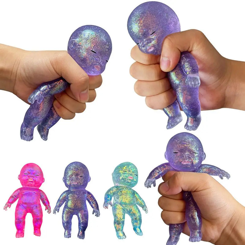 Glitter Baby Squishy Fidget Toy