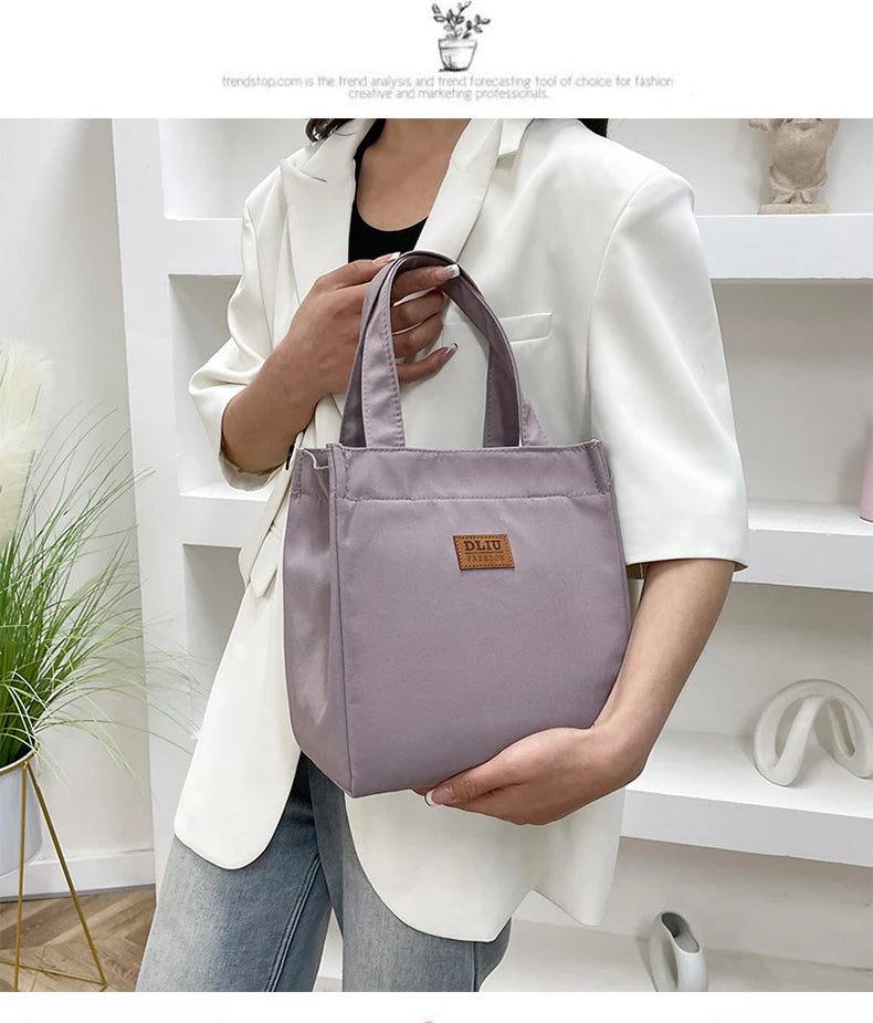 Insulated Lunch Bag with Top Handle for Work