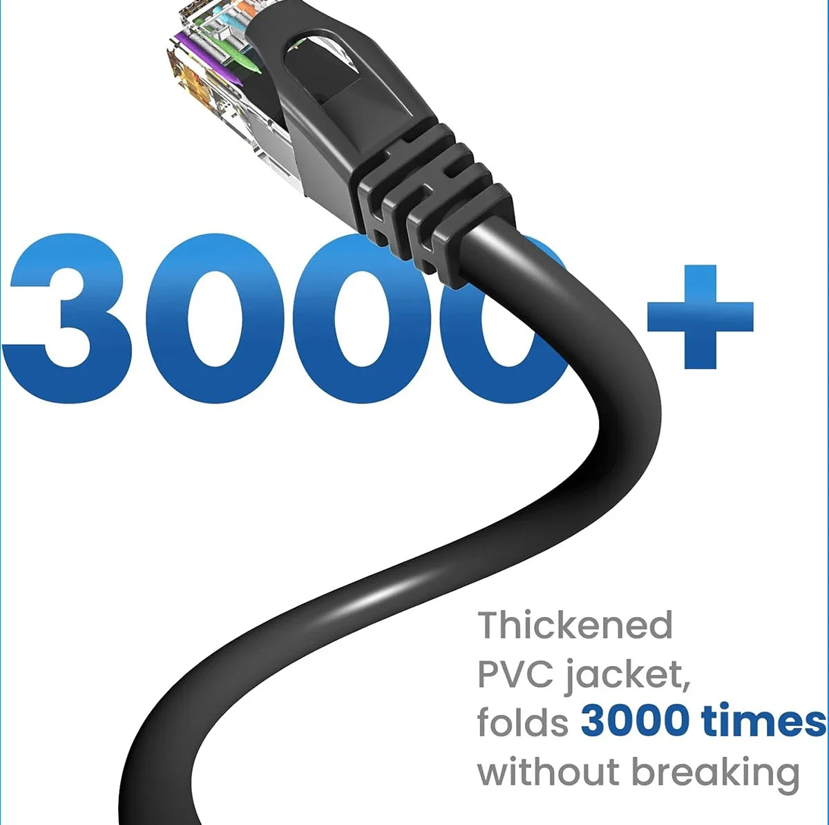 Outdoor Cat6 Ethernet Cable – Direct Burial, Waterproof & UV-Resistant