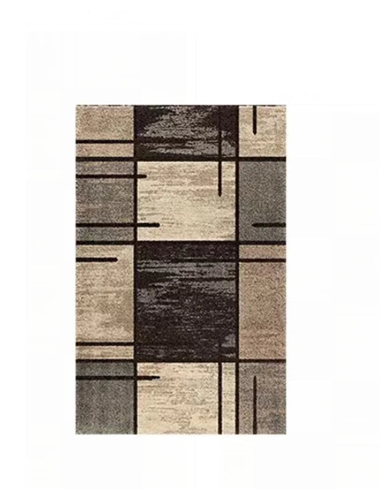 Modern Checkered Pattern Soft Floor Mat – Non-Slip & Washable