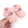 Classic Bow Baby Girl First Walker Shoes with Anti-Slip Sole