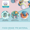 Baby Sensory Rattle Ball with Silicone Teether