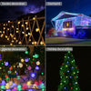 Guirlandes Lumineuses à Globes en Cristal Solaires