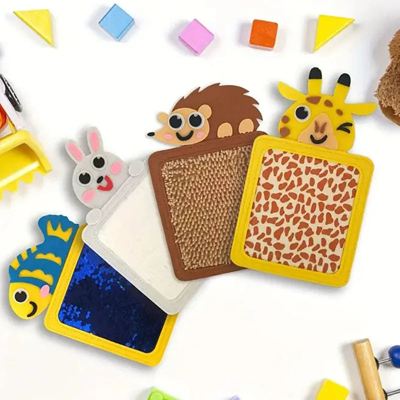 Cartoon Animal Sensory Mats for Tactile Exploration