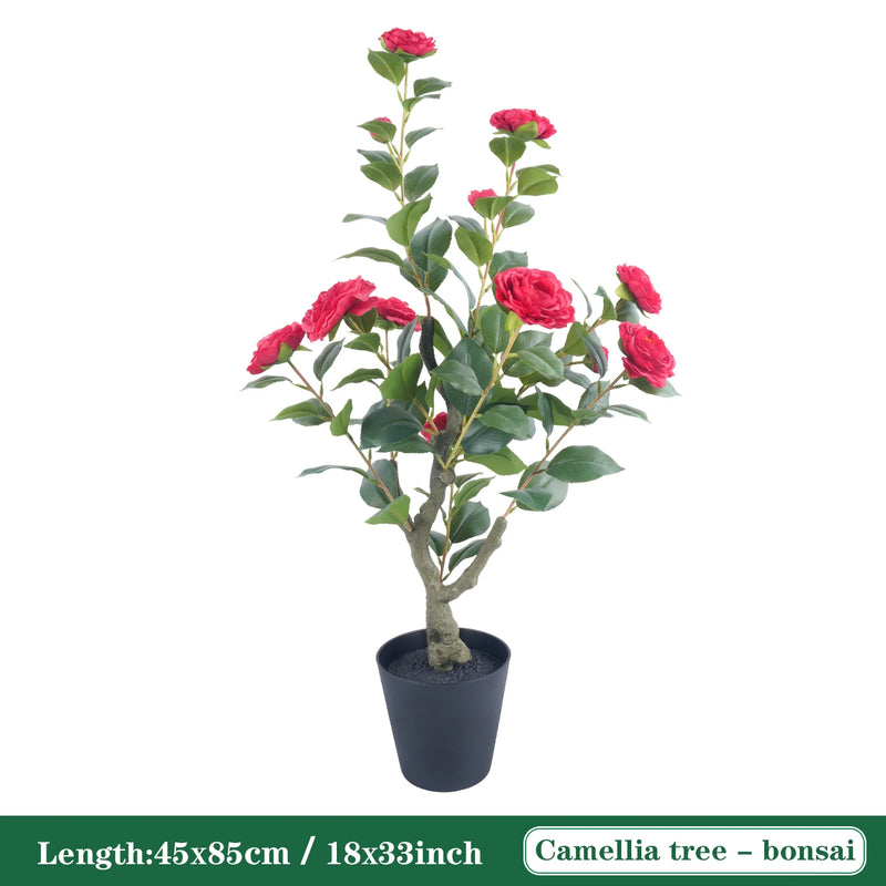 Árbol Topiario de Camelia de 85 cm con Maceta Decorativa