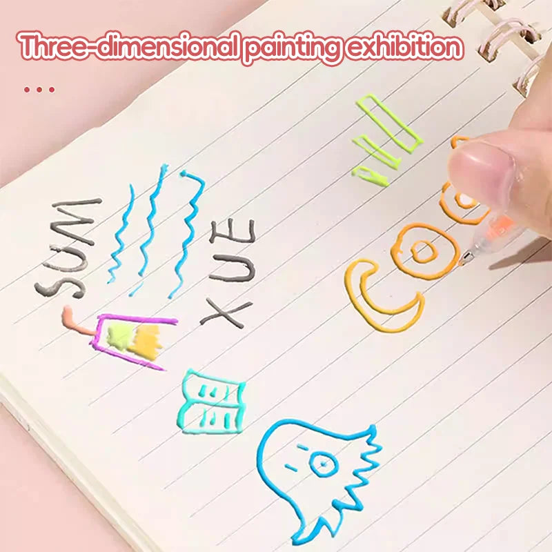 Retractable Glitter Gel Pens