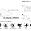 Instruction sheet showing how to use self-adhesive marble contact paper rolls for various DIY projects.