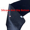 Close-up view of a black silicone anti-slip bottom feature on a dashboard cover.
