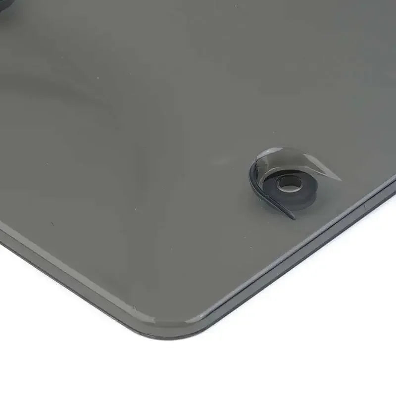 Durable License Plate Frame with Screw Cap Kit
