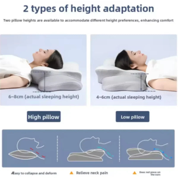 Ergonomic Memory Foam Cervical Pillow