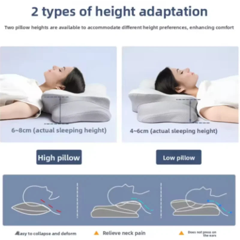 Ergonomic Memory Foam Cervical Pillow