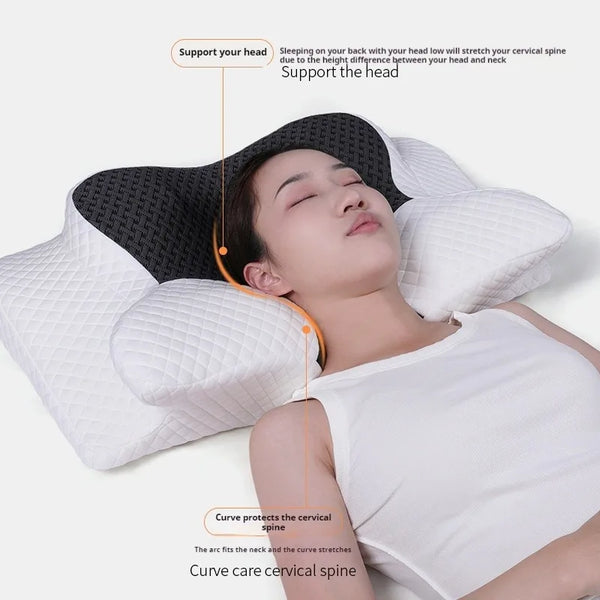 Ergonomic Memory Foam Cervical Pillow