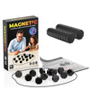 Box of Magnetic Stones Strategy Game with a portable board and several black magnetic stones