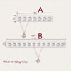 Two wall-mounted acrylic jewelry organizers showing different styles of crystal and diamond knobs.