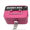 Lockable Piggy Bank with Key – Compact Coin & Key Storage Box