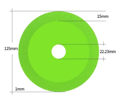 Disque de Coupe en Diamant de Précision pour Carreaux et Cristaux