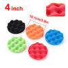 5-Piece Foam Waffle Polishing Pad Set for Car Detailing