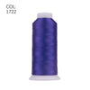 80-Color Polyester Embroidery Thread Set with Large 4000m Spools