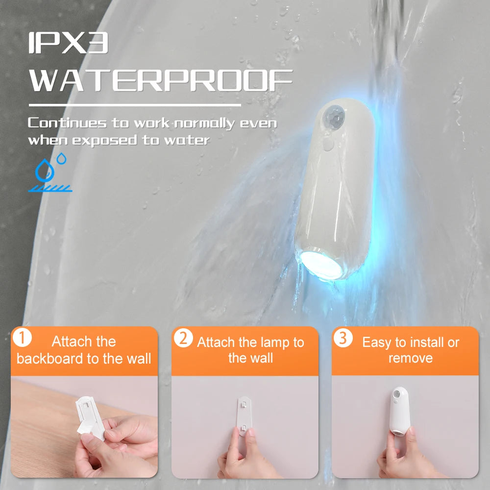 Motion Sensor Night Light for Bathroom