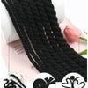 Black natural twisted cotton cord with beautiful shape, fine workmanship, and bright color and lustre.