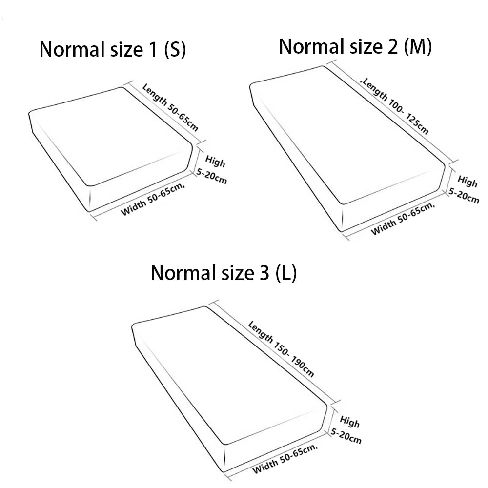Jacquard Elastic Sofa Cover with Anti-Slip Grip