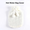 Plush Hot Water Bottle Cover with Soft Fleece Lining
