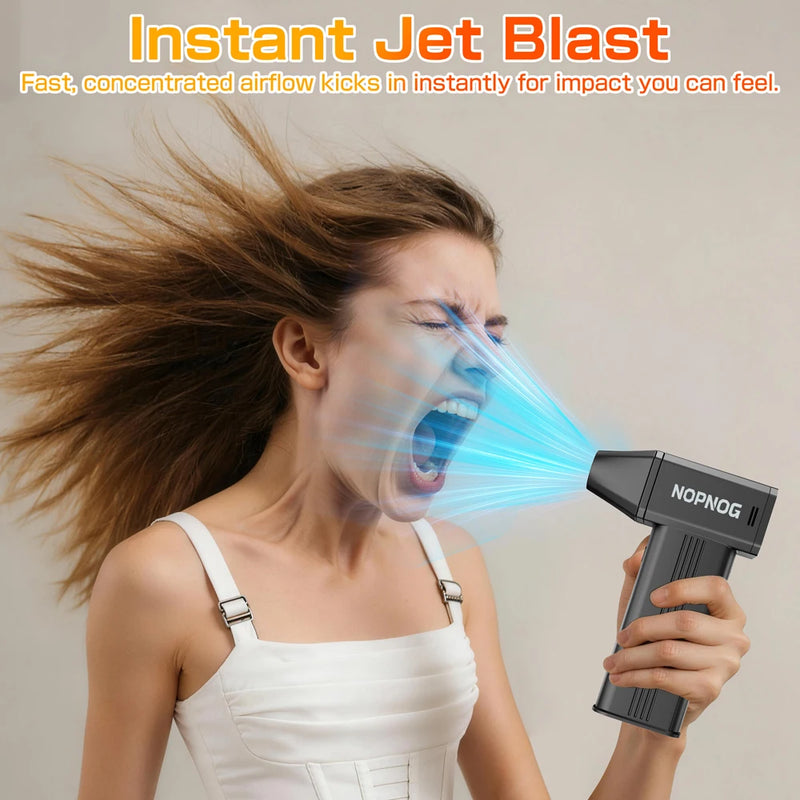 Portable Turbo Air Blower with 4 Speed Settings