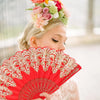 Elegant Hanfu Folding Fan for Dance, Parties & Home Decor