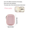 Portable Leather Cable Organizer Travel Pouch