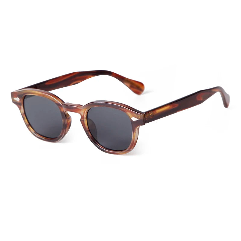 Retro Tortoise Shell Square Sunglasses