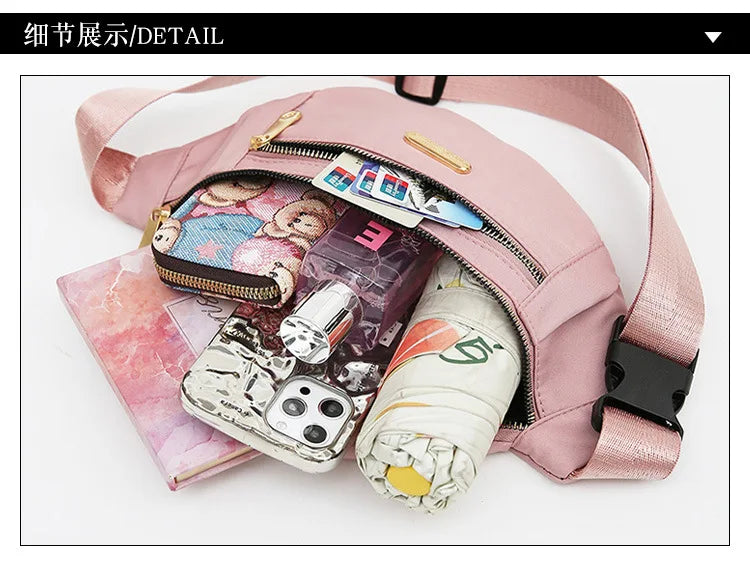 Compact Water-Resistant Crossbody Sling Bag for Travel & Daily Use