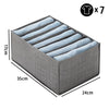 Klappbarer Stoff-Kleiderschrank-Organizer mit Griffen